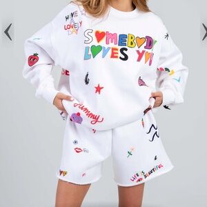 🖤The Mayfair Group Somebody Loves You Sweatshorts